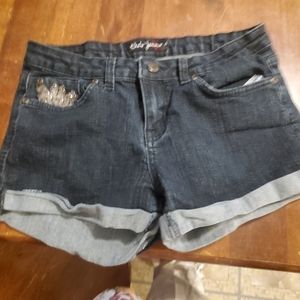Cielo Jeans Bling Shorts Size M